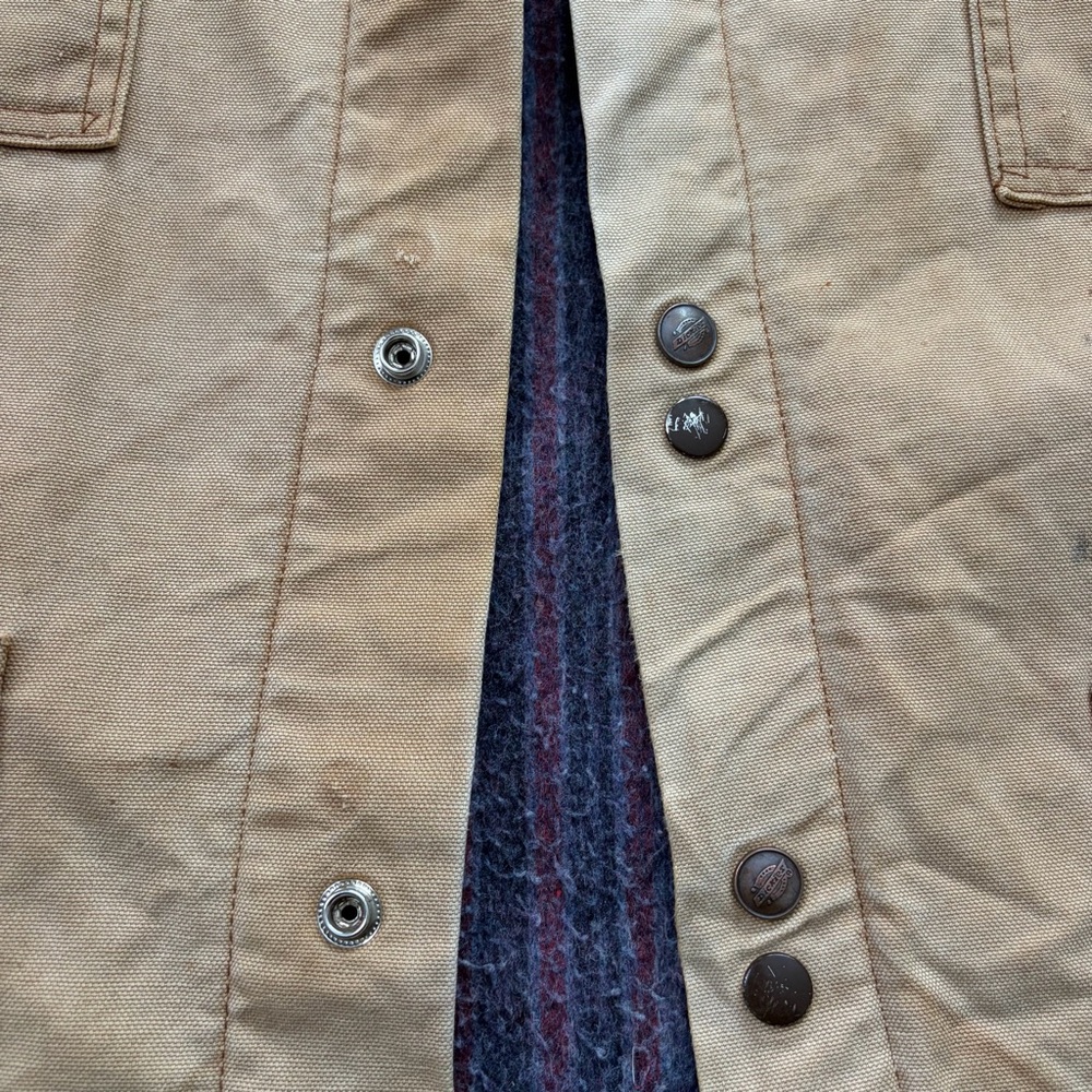 Vintage Dickies Blanket Lined Distressed Chore Barn Winter Coat - Picture 11 of 16